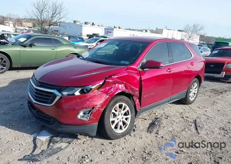 2019 Chevrolet Equinox Lt из США, поврежденный, VIN 2GNAXTEV2K6137402